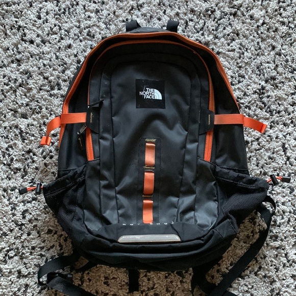 The North Face Bags The North Face Hot Shot Black Orange Laptop